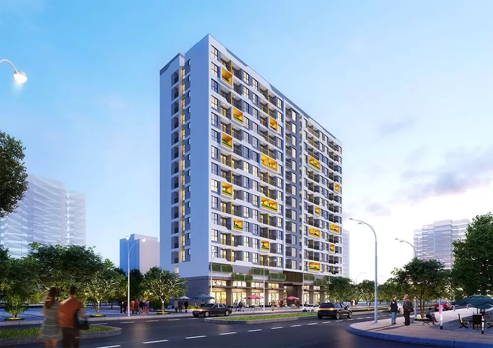 Phối cảnh Nhà ở xã hội Việt Hàn Capital