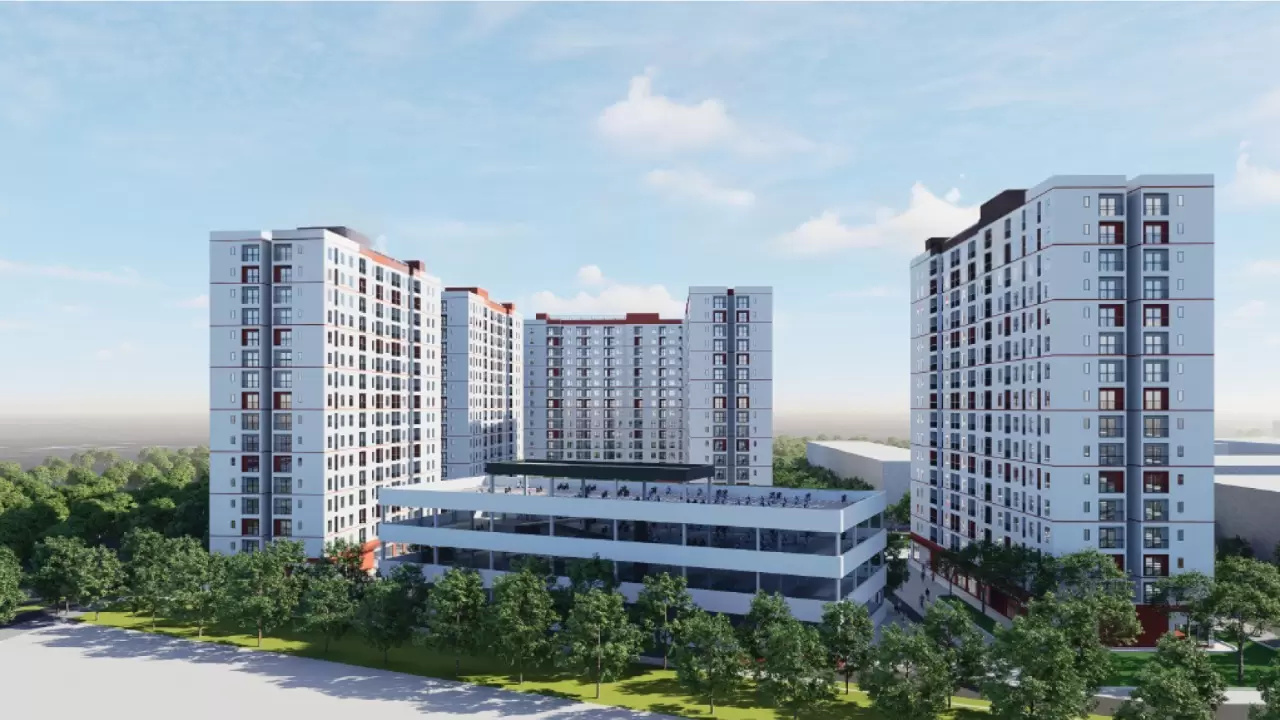 Phối cảnh NOXH Việt Hàn Capital