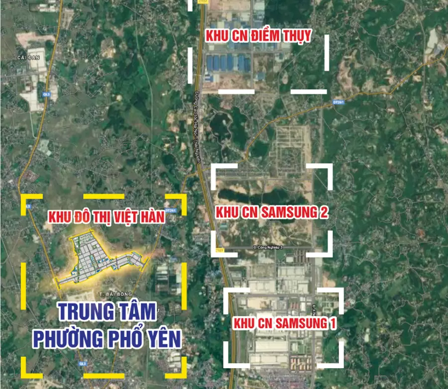 Việt Hàn Capital nằm trong Khu đô thị Việt Hàn